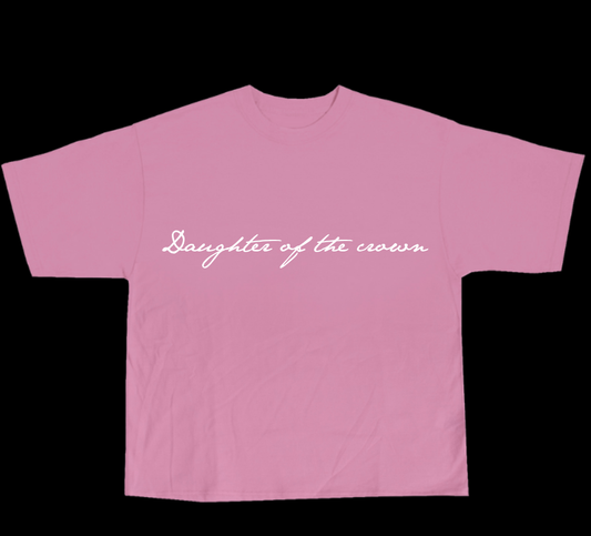 The crown,The King,The Almighty Pink Graphic Tee