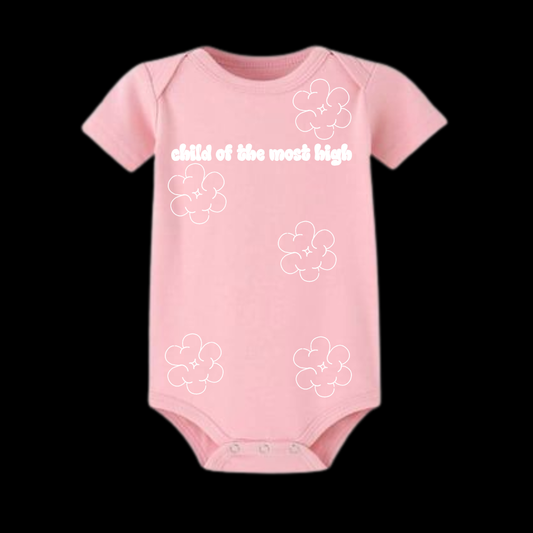 New Born''Child of the most high'' Onesie
